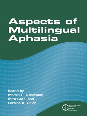 cover image of Aspects of Multilingual Aphasia
